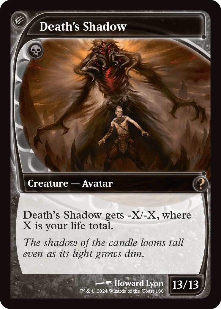 Image for Death's Shadow (Future Sight) (180) (MB2) - Magic: The Gathering