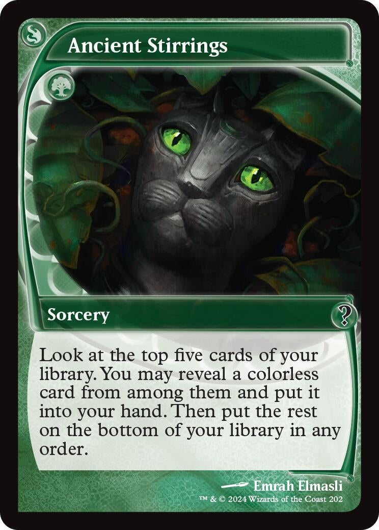 Image for Ancient Stirrings (Future Sight) (202) (MB2) - Magic: The Gathering