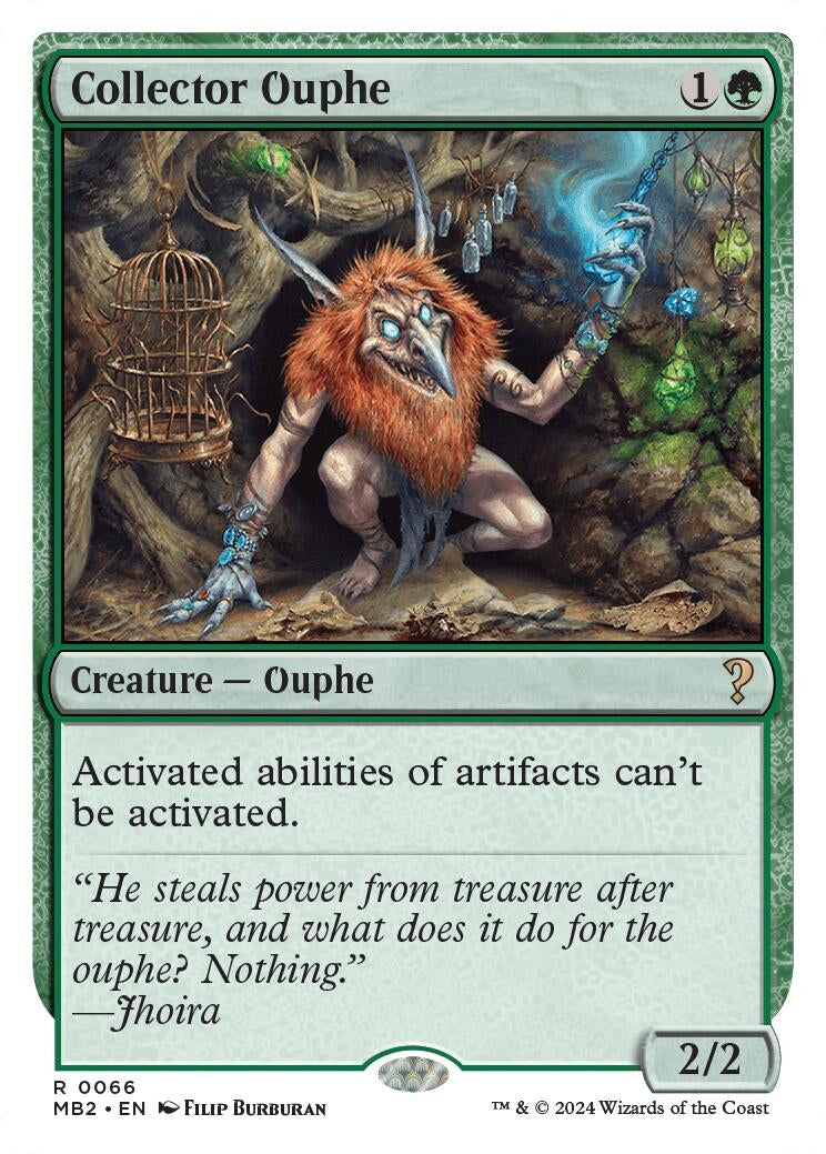 Image for Collector Ouphe (White Border) (66) (MB2) - Magic: The Gathering