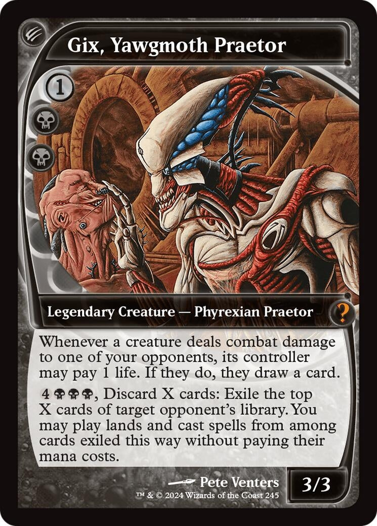Image for Gix, Yawgmoth Praetor (Future Sight) (245) (MB2) - Magic: The Gathering