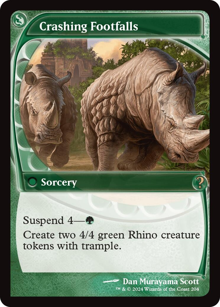 Image for Crashing Footfalls (Future Sight) (204) (MB2) - Magic: The Gathering