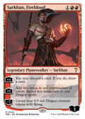Image for Sarkhan, Fireblood (White Border) (60) (MB2) - Magic: The Gathering