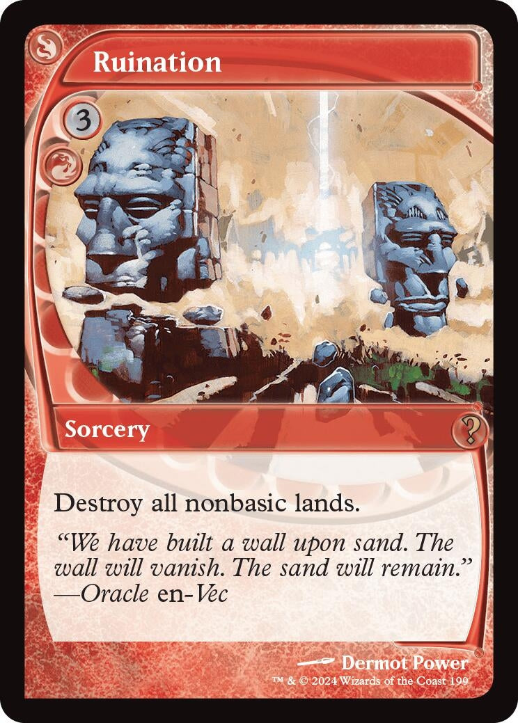 Image for Ruination (Future Sight) (199) (MB2) - Magic: The Gathering