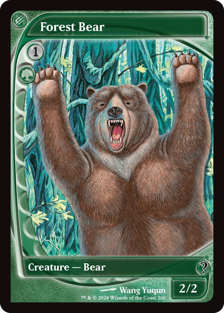 Image for Forest Bear (Future Sight) (206) (MB2) - Magic: The Gathering