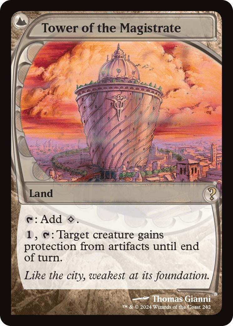 Image for Tower of the Magistrate (Future Sight) (242) (MB2) - Magic: The Gathering