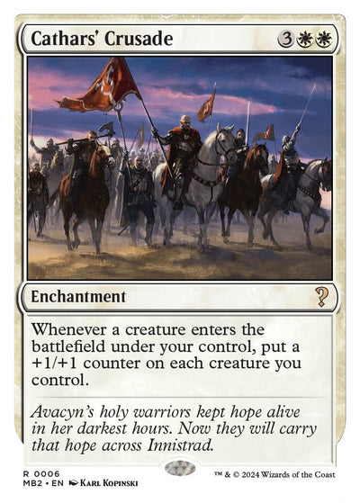 Cathars' Crusade (White Border) (6) (MB2)