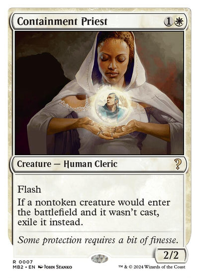 Containment Priest (White Border) (7) (MB2)