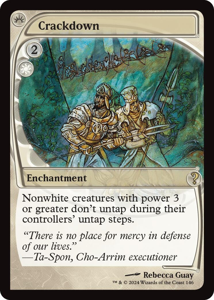 Image for Crackdown (Future Sight) (146) (MB2) - Magic: The Gathering