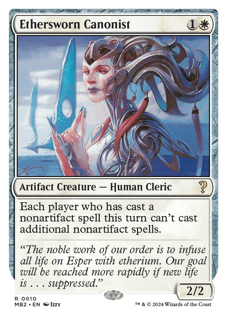 Image for Ethersworn Canonist (White Border) (10) (MB2) - Magic: The Gathering