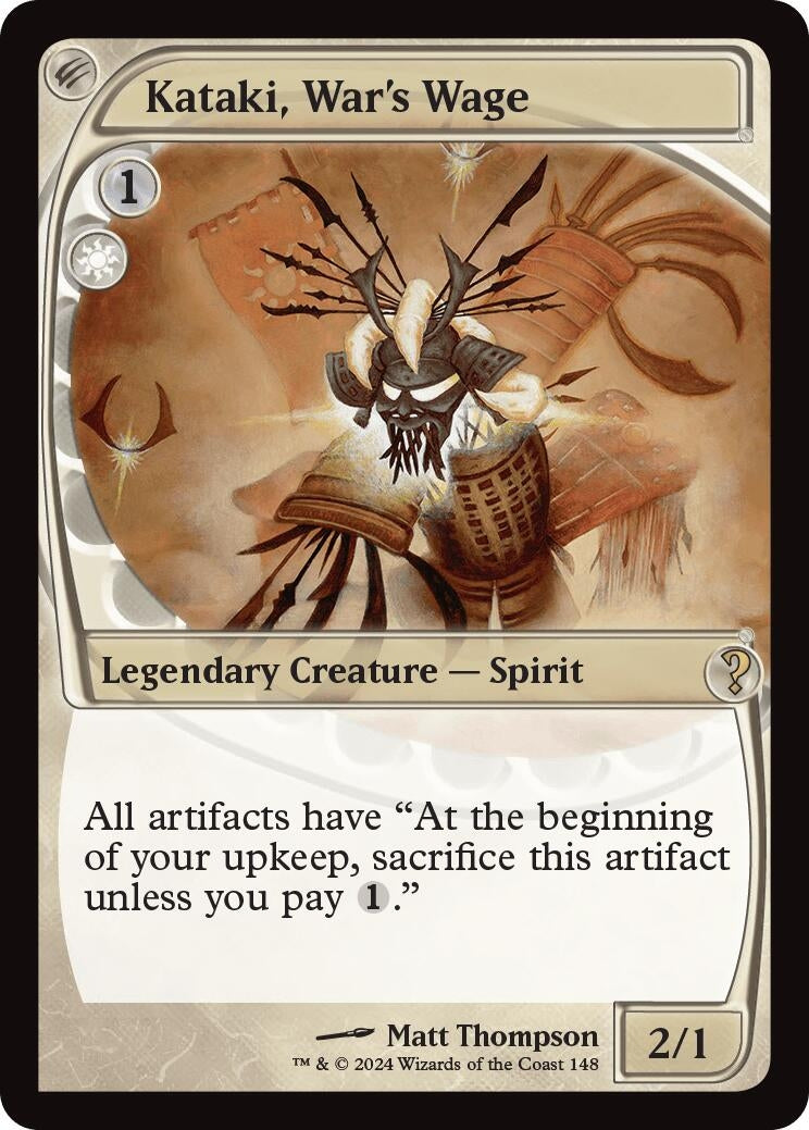 Image for Kataki, War's Wage (Future Sight) (148) (MB2) - Magic: The Gathering