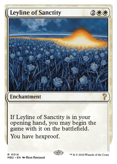 Leyline of Sanctity (White Border) (14) (MB2)