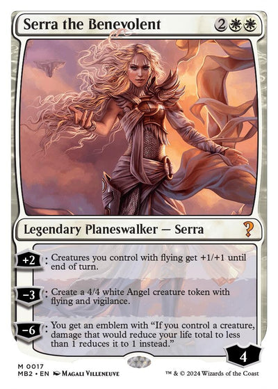 Serra the Benevolent (White Border) (17) (MB2)