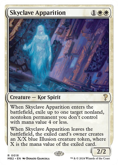 Skyclave Apparition (White Border) (18) (MB2)