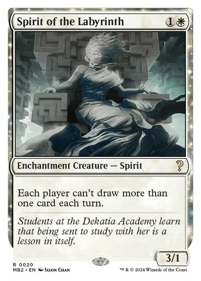 Spirit of the Labyrinth (White Border) (20) (MB2)