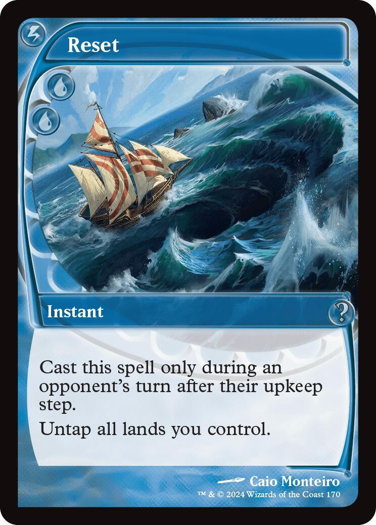 Image for Reset (Future Sight) (170) (MB2) - Magic: The Gathering