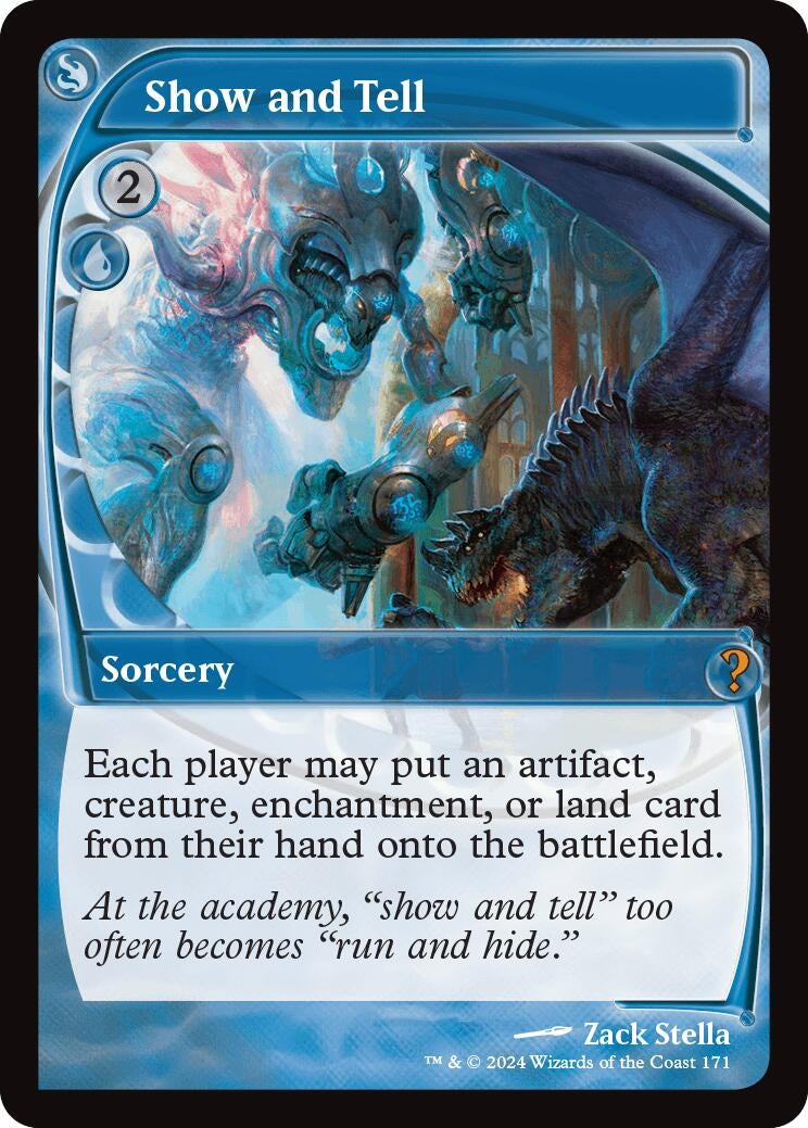 Image for Show and Tell (Future Sight) (171) (MB2) - Magic: The Gathering