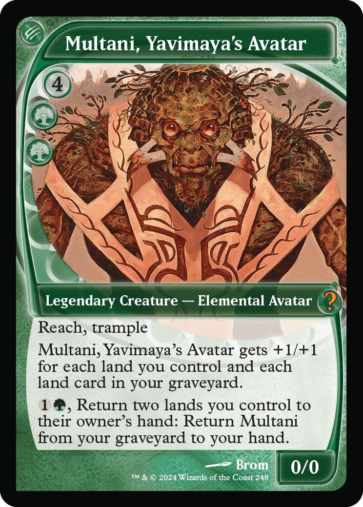 Image for Multani, Yavimaya's Avatar (Future Sight) (248) (MB2) - Magic: The Gathering
