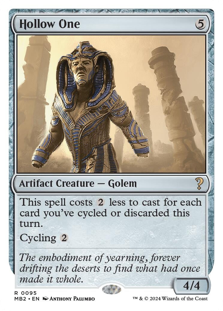 Image for Hollow One (White Border) (95) (MB2) - Magic: The Gathering