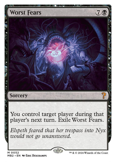 Worst Fears (White Border) (52) (MB2)