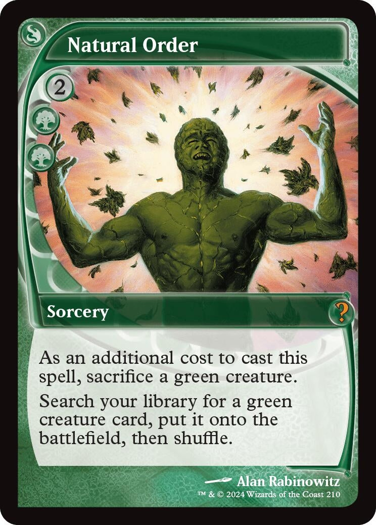 Image for Natural Order (Future Sight) (210) (MB2) - Magic: The Gathering