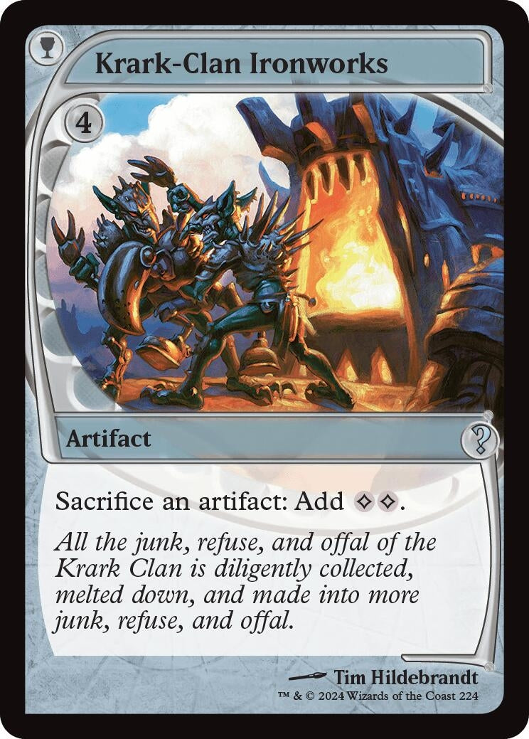 Image for Krark-Clan Ironworks (Future Sight) (224) (MB2) - Magic: The Gathering
