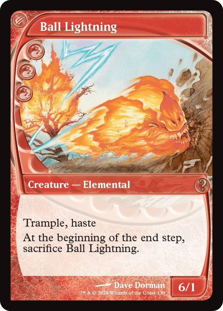 Image for Ball Lightning (Future Sight) (130) (MB2) - Magic: The Gathering
