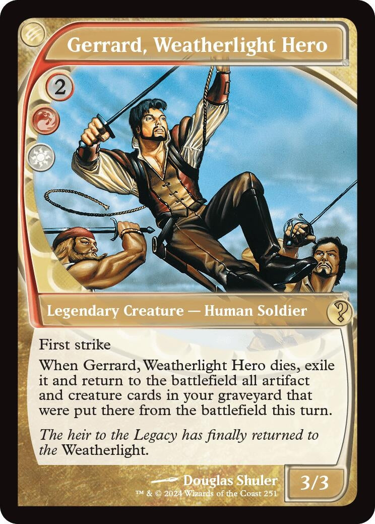 Image for Gerrard, Weatherlight Hero (Future Sight) (251) (MB2) - Magic: The Gathering