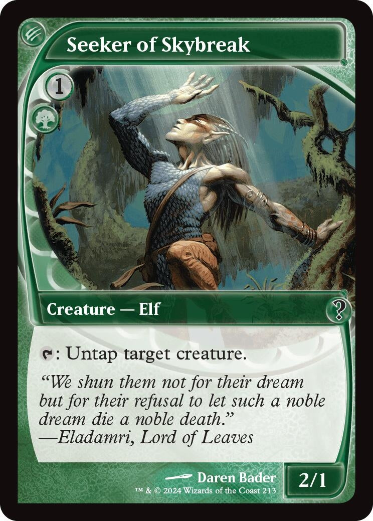 Image for Seeker of Skybreak (Future Sight) (213) (MB2) - Magic: The Gathering