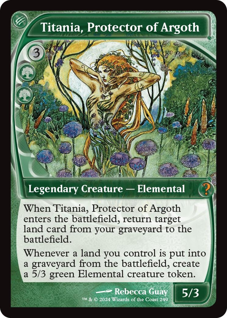 Image for Titania, Protector of Argoth (Future Sight) (249) (MB2) - Magic: The Gathering