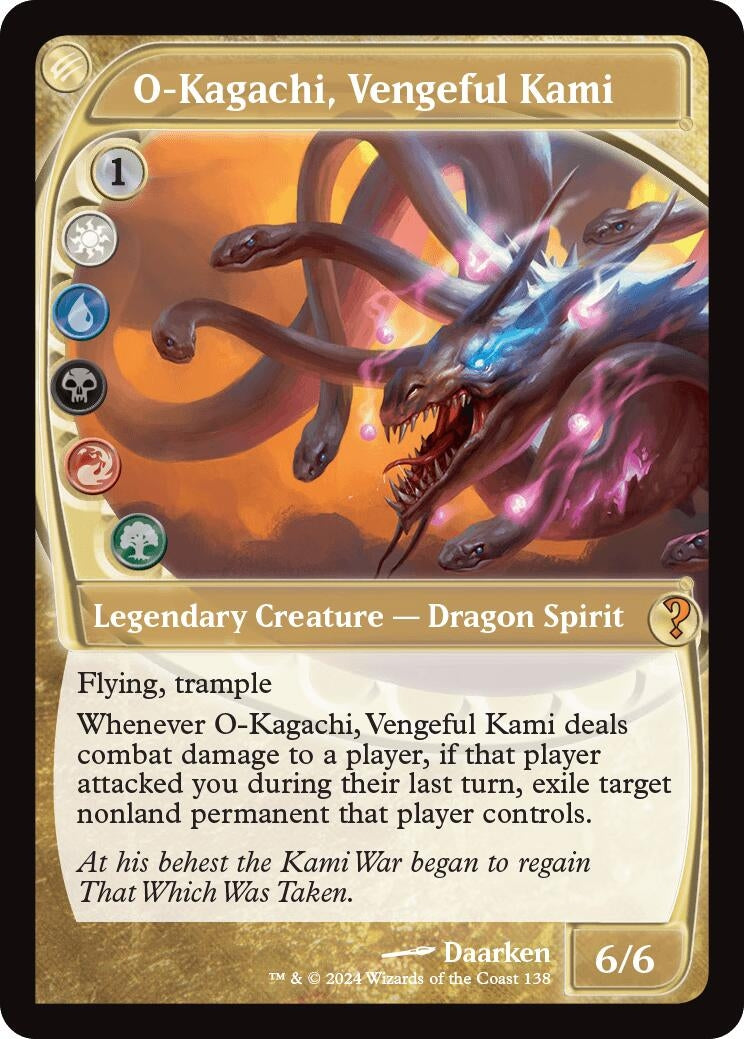 Image for O-Kagachi, Vengeful Kami (Future Sight) (138) (MB2) - Magic: The Gathering