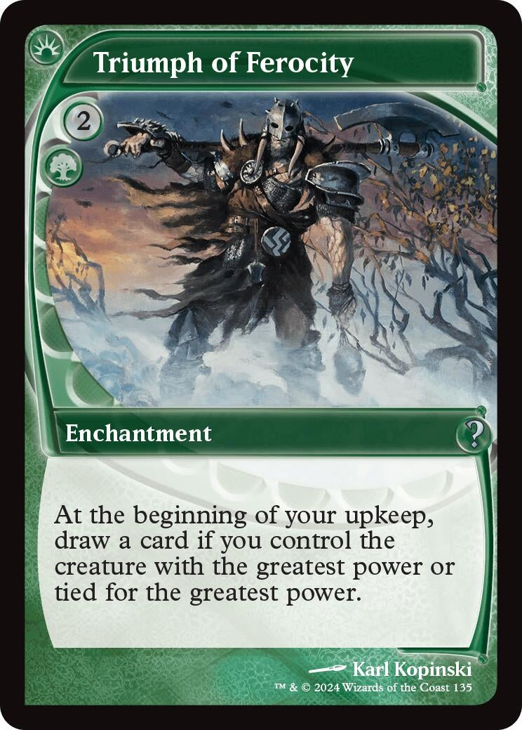 Image for Triumph of Ferocity (Future Sight) (135) (MB2) - Magic: The Gathering