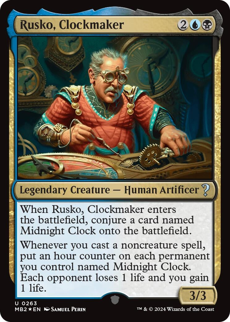 Image for Rusko, Clockmaker (263) (MB2) - Magic: The Gathering