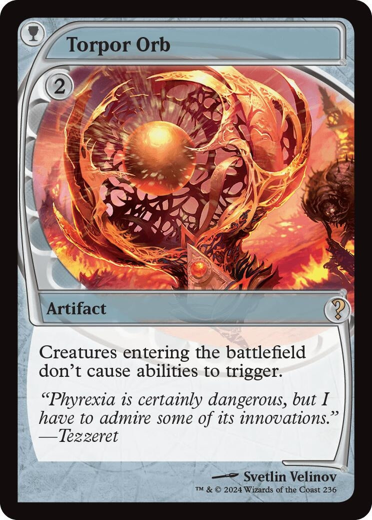 Image for Torpor Orb (Future Sight) (236) (MB2) - Magic: The Gathering