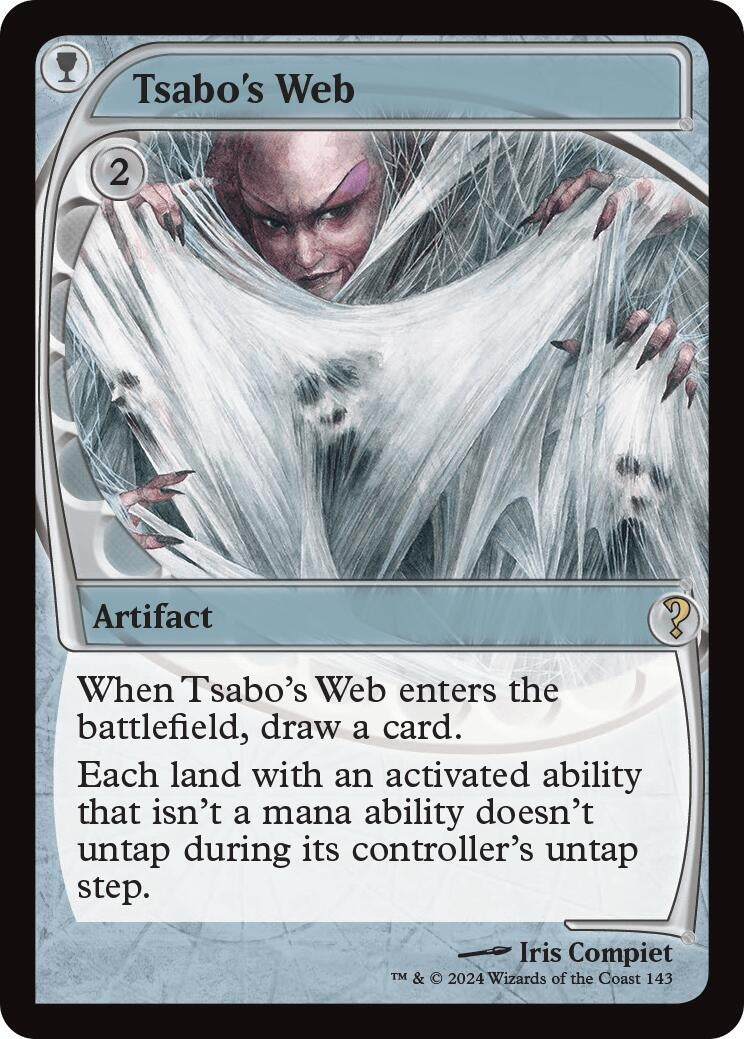 Image for Tsabo's Web (Future Sight) (143) (MB2) - Magic: The Gathering
