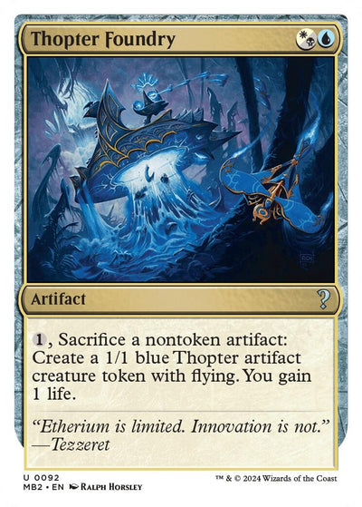 Thopter Foundry (White Border) (92) (MB2)