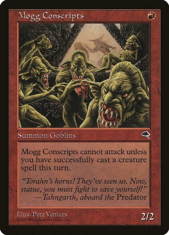 Image for Mogg Conscripts (189) (TMP) - Magic: The Gathering