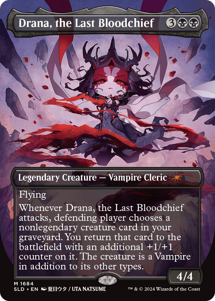 Image for Drana, the Last Bloodchief (Rainbow Foil) (1684) (SLD) - Magic: The Gathering