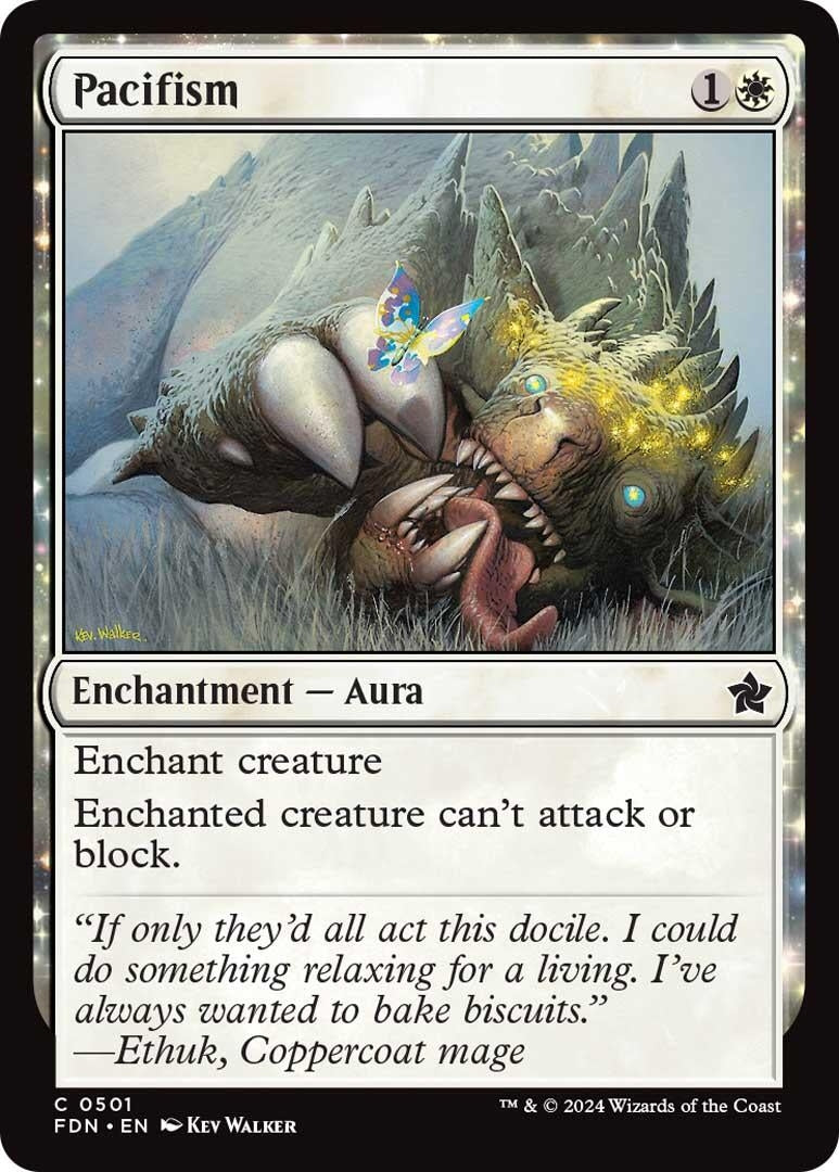 Image for Pacifism (501) (FDN) - Magic: The Gathering