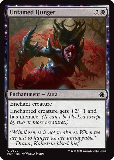 Image for Untamed Hunger (529) (FDN) - Magic: The Gathering