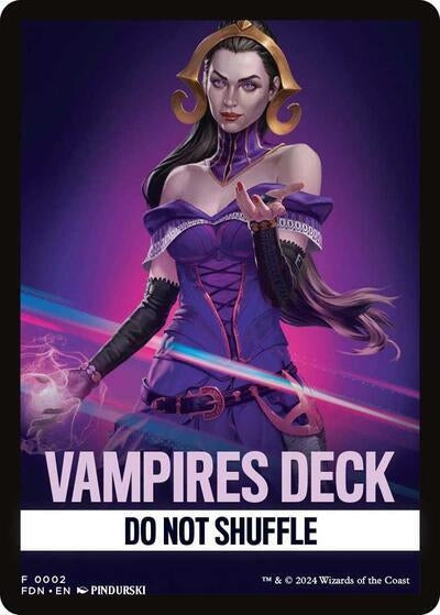 Image for Vampires Deck Theme Card (2) (FDN) - Magic: The Gathering
