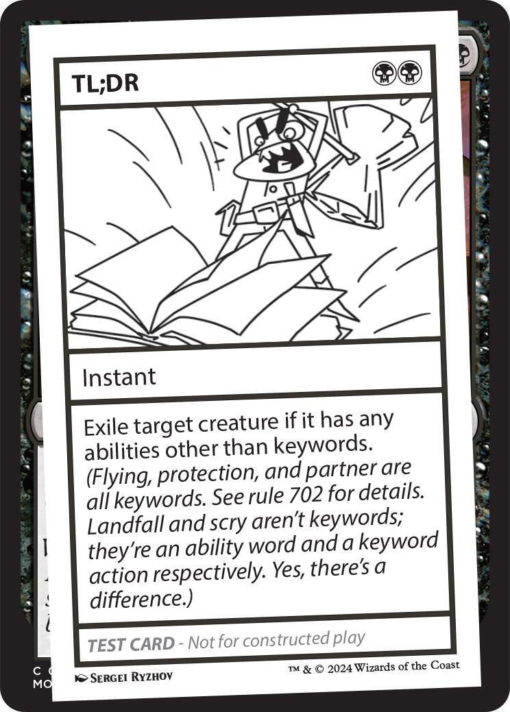 Image for TL;DR (MB2PC) - Magic: The Gathering