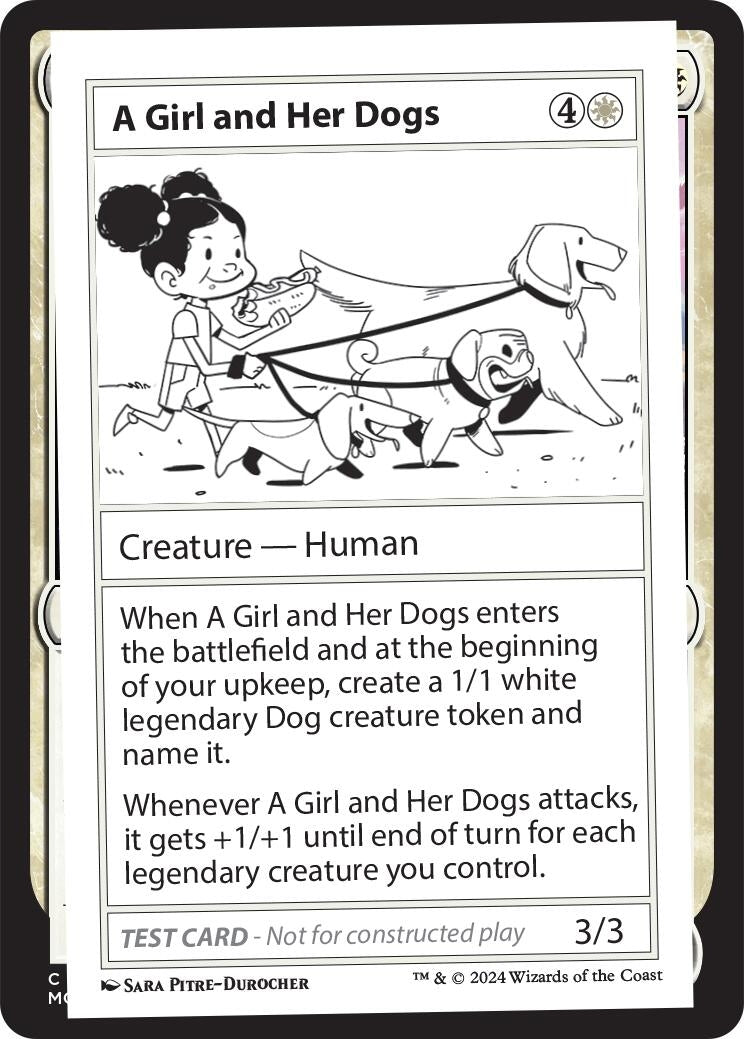 Image for A Girl and Her Dogs (MB2PC) - Magic: The Gathering