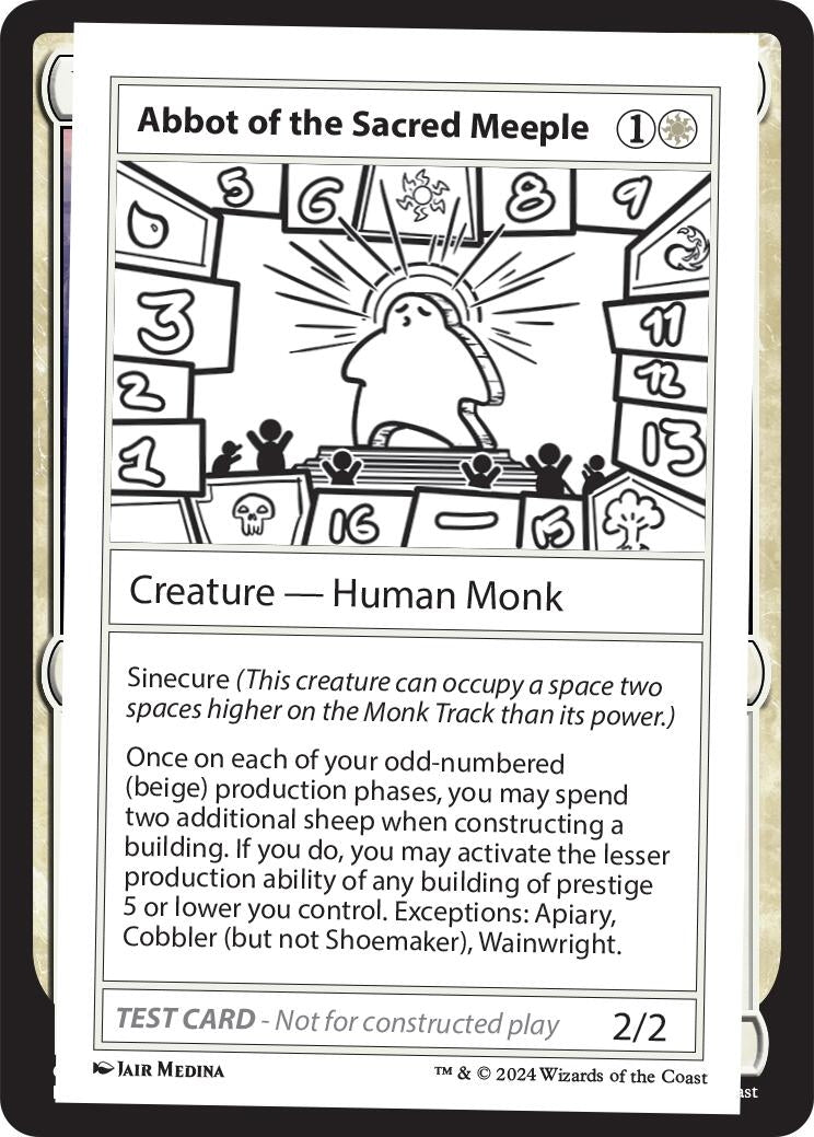 Image for Abbot of the Sacred Meeple (MB2PC) - Magic: The Gathering