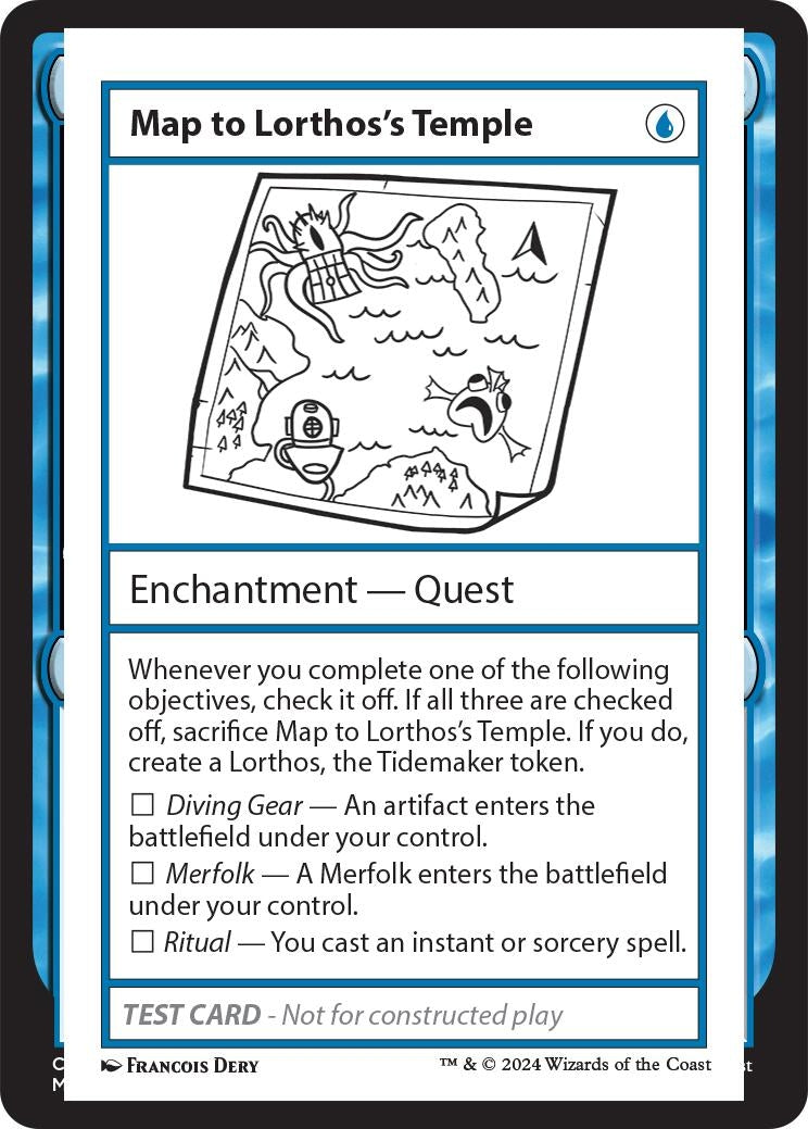 Image for Map to Lorthos's Temple (MB2PC) - Magic: The Gathering