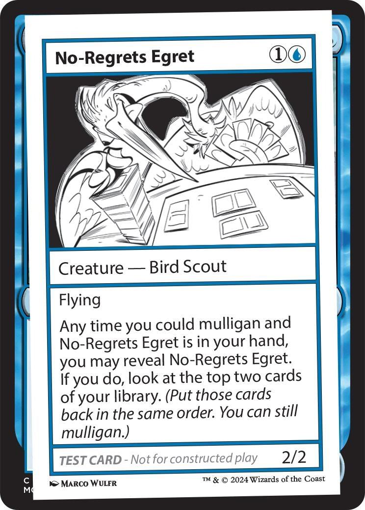 Image for No-Regrets Egret (MB2PC) - Magic: The Gathering