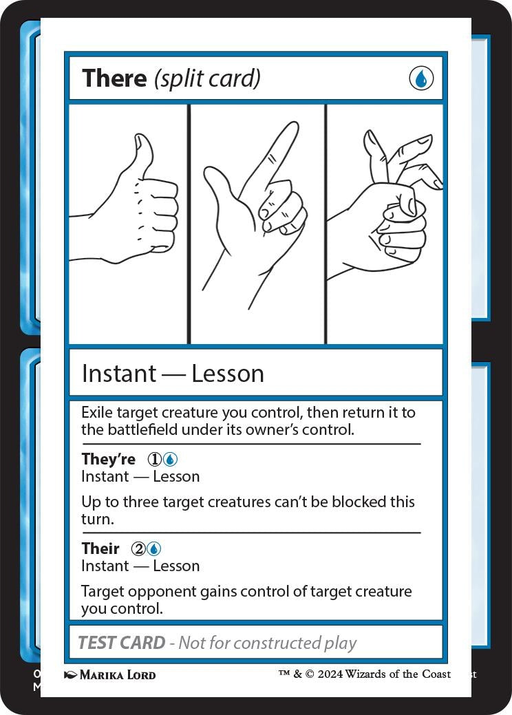 Image for There (split card) (MB2PC) - Magic: The Gathering