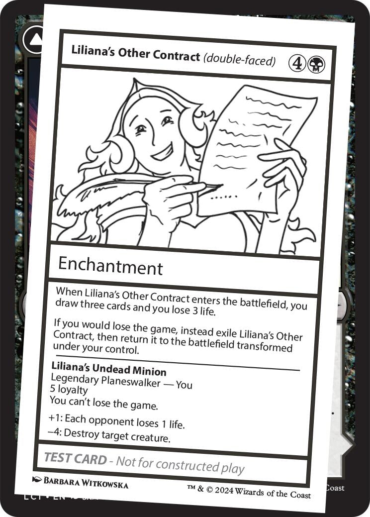 Image for Liliana's Other Contract (double-faced) (MB2PC) - Magic: The Gathering