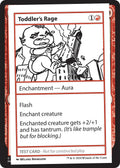 Image for Toddler's Rage (MB2PC) - Magic: The Gathering