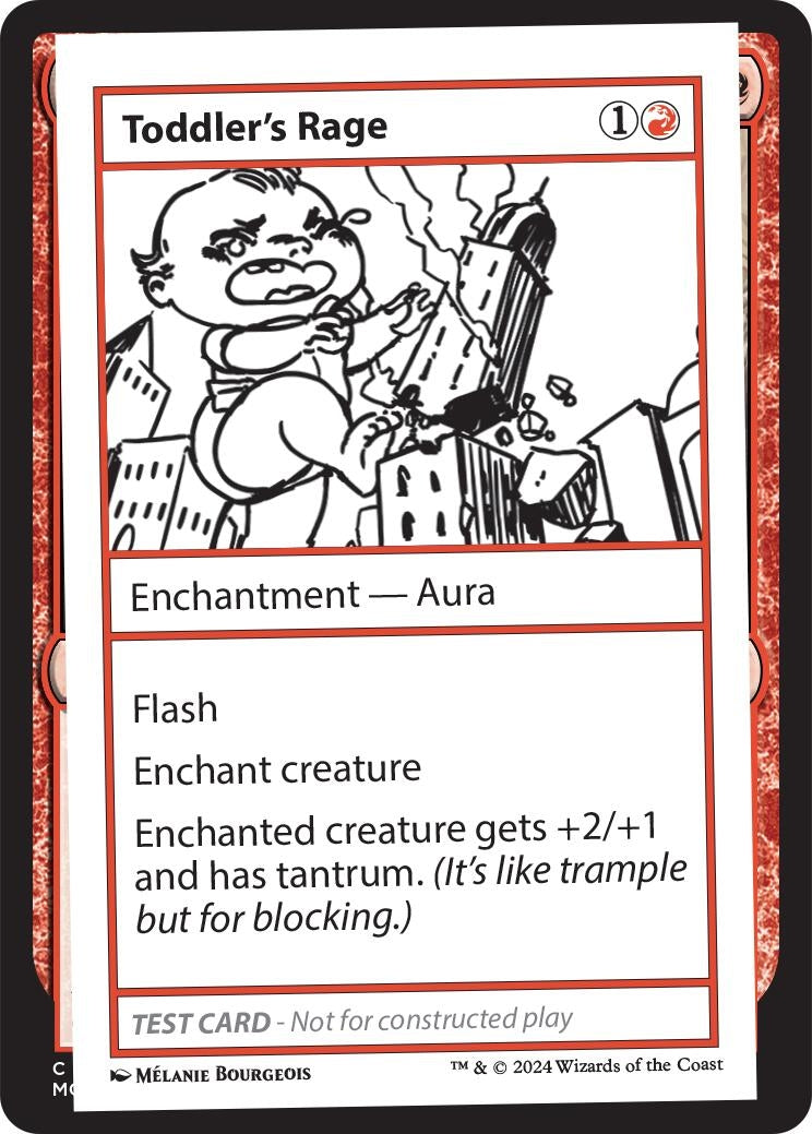 Image for Toddler's Rage (MB2PC) - Magic: The Gathering