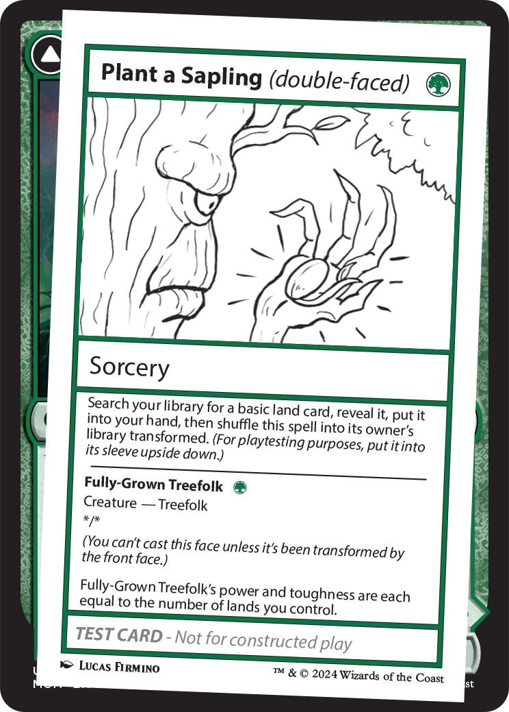 Image for Plant a Sapling (double-faced) (MB2PC) - Magic: The Gathering